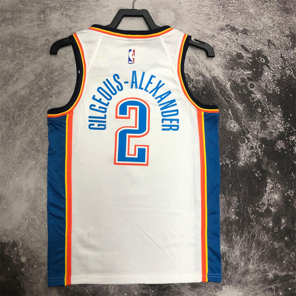 NBA Oklahoma City Thunder Jersey GILGEOUS-ALEXANDER#2 S-XXL
