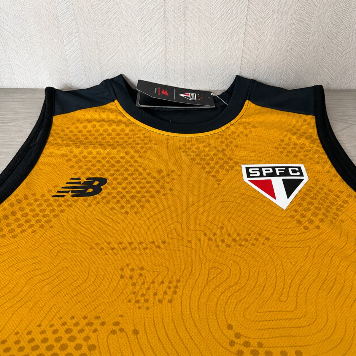 2026/27 Sao Paulo Training Yellow Vest Fan Version