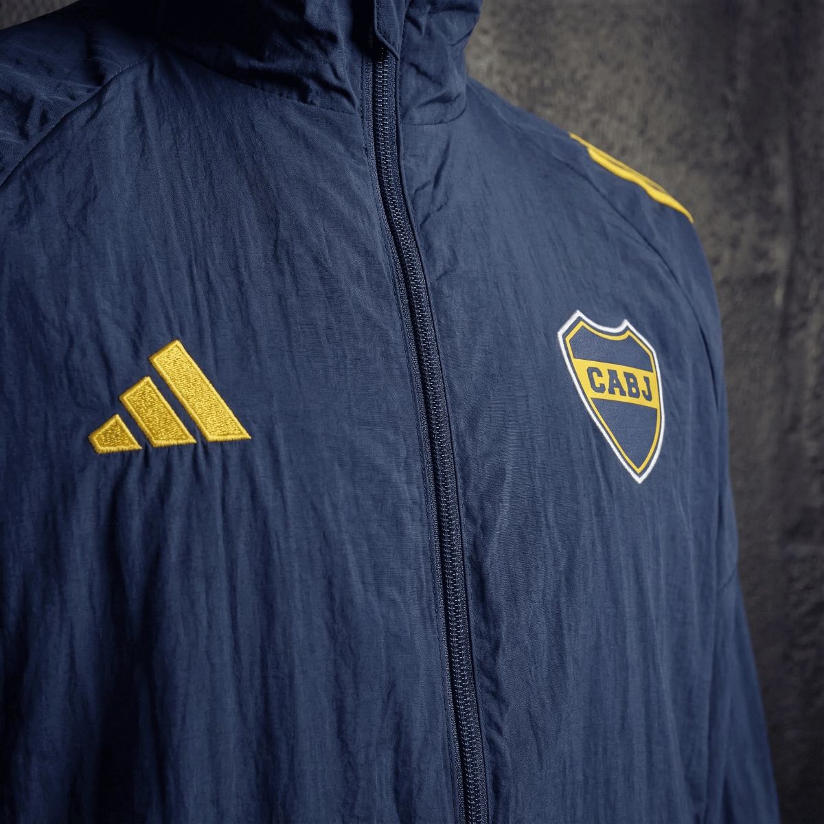 2026 Boca Juniors Black Jacket Windbreaker Sport Unifom