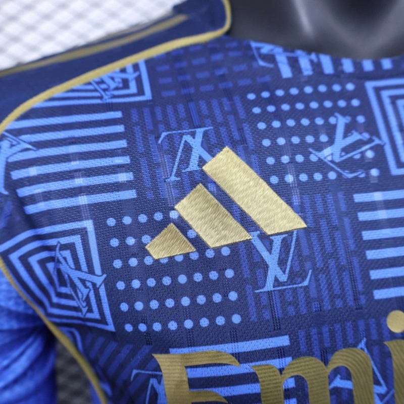 25/26 Real Madrid Training Blue jersey Player Version
