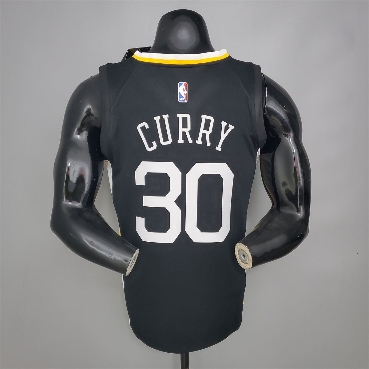 NBA Golden State Warriors V-Neck Black Jersey CURRY#30 S-XXL