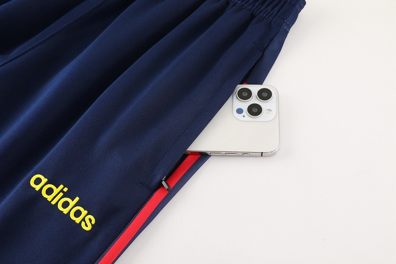 2024 Spain Royal Blue Jacket Training Suit Set Football Team Shirt Sports Fashion