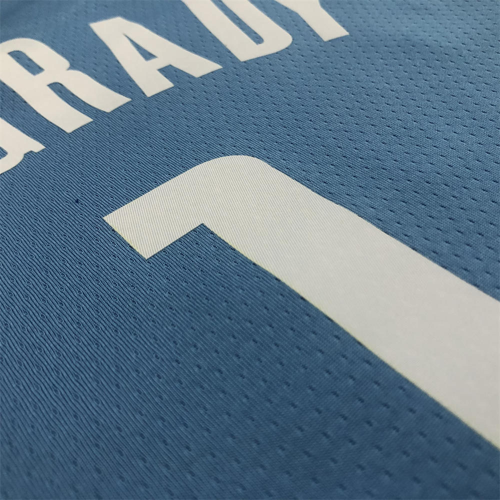 NBA Houston Rockets V-Neck Light Blue Jersey McGRADY#1 S-XXL