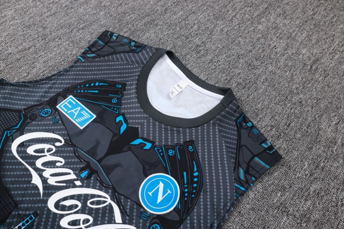 2026 Naples Charcoal gray Training Set Shirt and Shorts