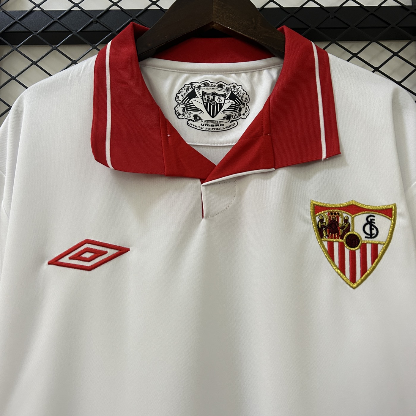 Retro Sevilla 2012-2013 Home Shirt, Fan Version, White