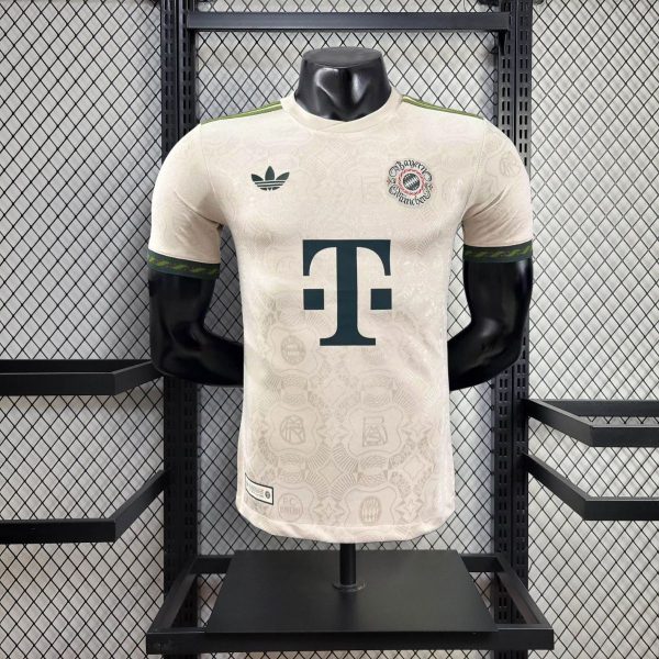 2025/26 Bayern Munich Oktoberfest Special Edition Beige jersey Player Version
