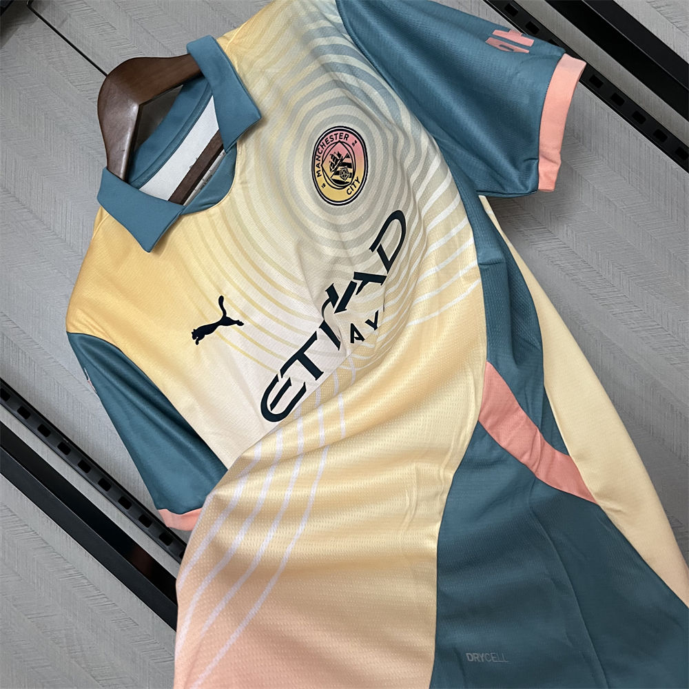 24/25 Manchester City four Jersey Fan Version
