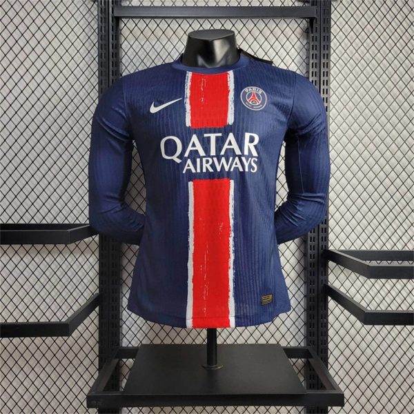 24/25 PSG Home Jersey Long Sleeves Player Version
