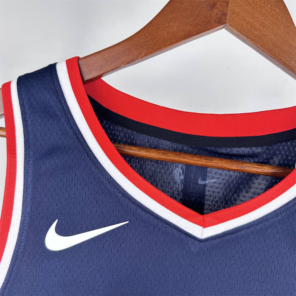 NBA Los Angeles Clippers 2019 City Edition Round Neck dark blue Jersey HARDEN#1 S-XXL