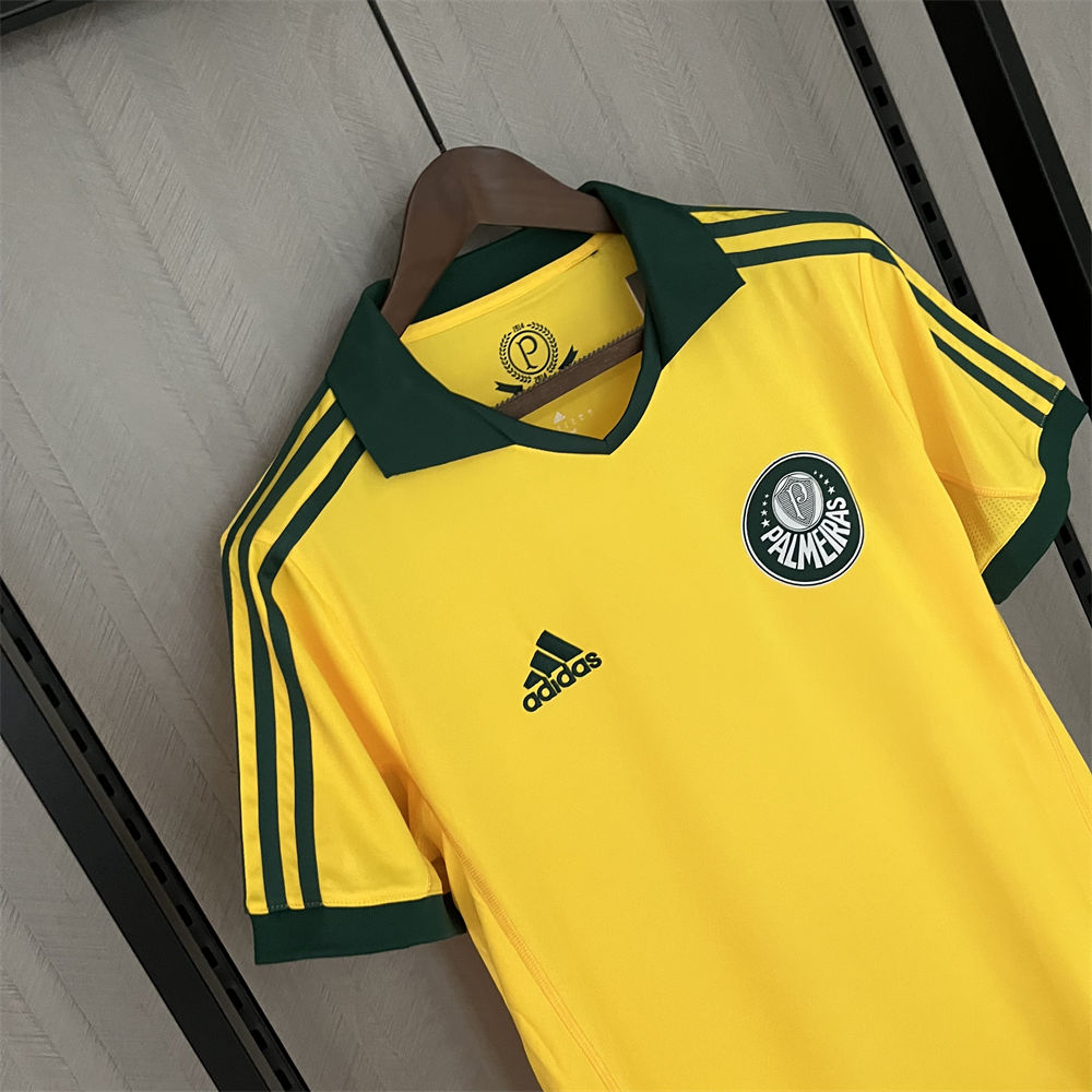 Retro 2014 Palmeiras Yellow jersey Fan Version