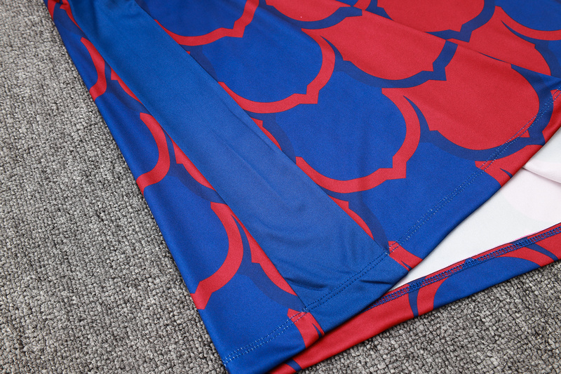 24/25 Barcelona Red Blue Training Set Shirt and Shorts