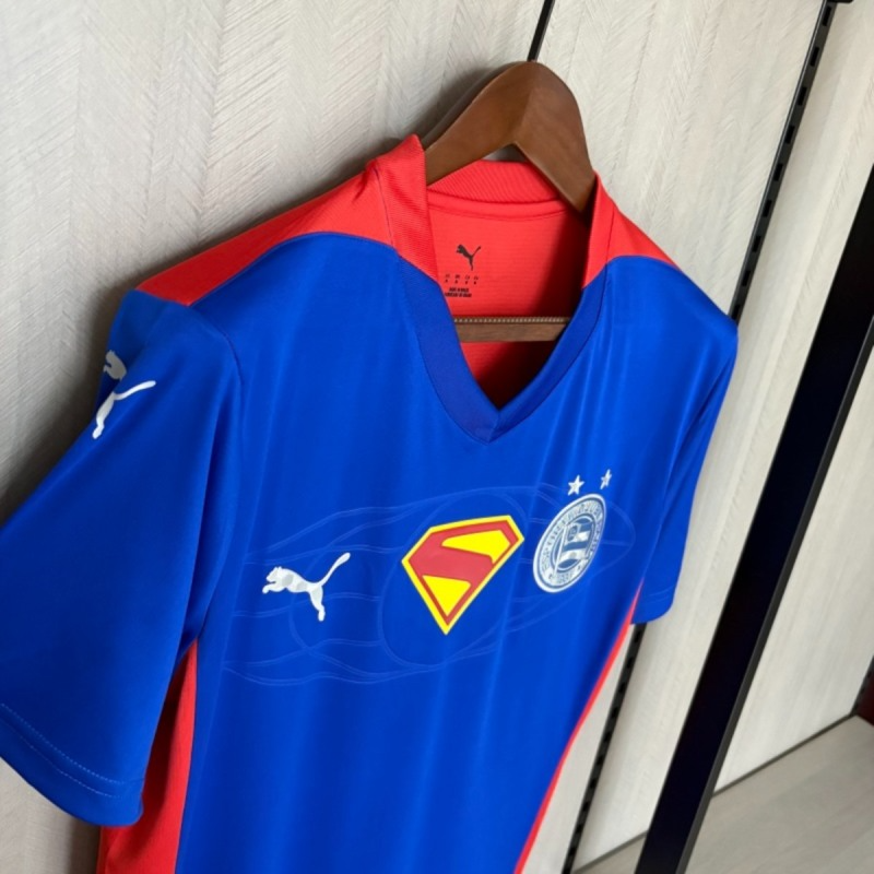 2025/26 Bahia Superman Blue jersey Fan version
