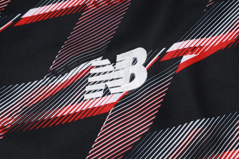 2024/25 Sao Paulo Black Jacket Training Suit Set Football Team Shirt Sports Fashion