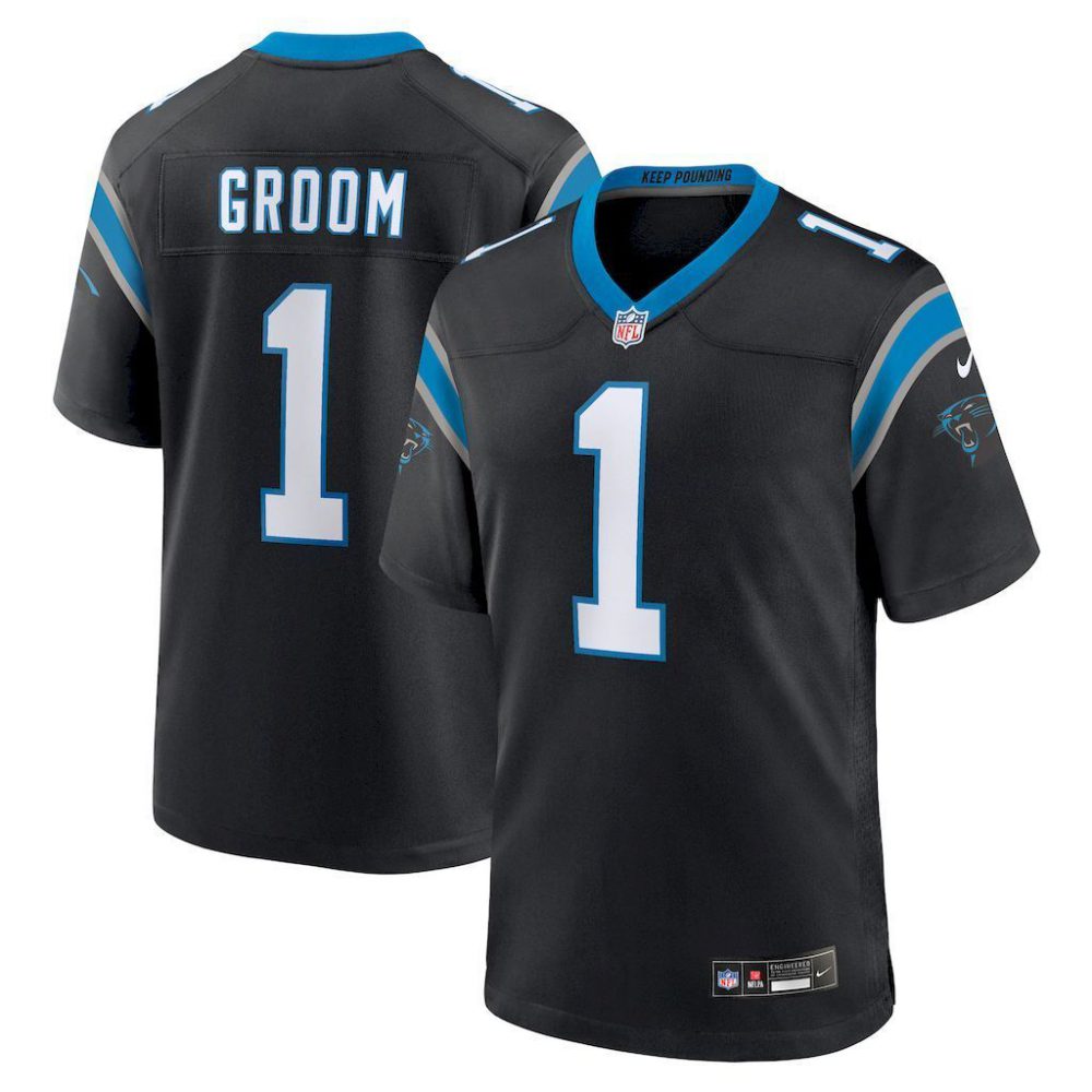 NFL Carolina Panthers Jeysey GROOM #1