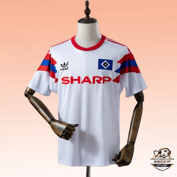Retro Hamburger SV 1990/91 Home jersey Fan Version