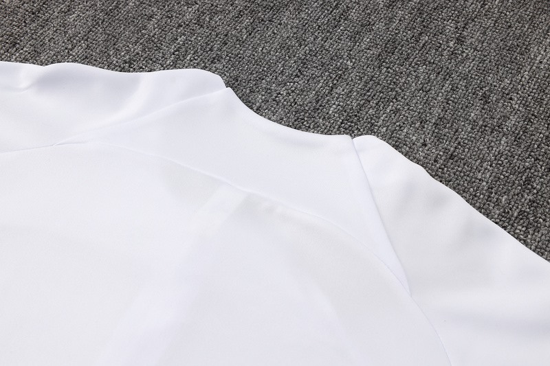 25/26 Al-Nassr white Long-sleeved half-pull training kit Football team kit