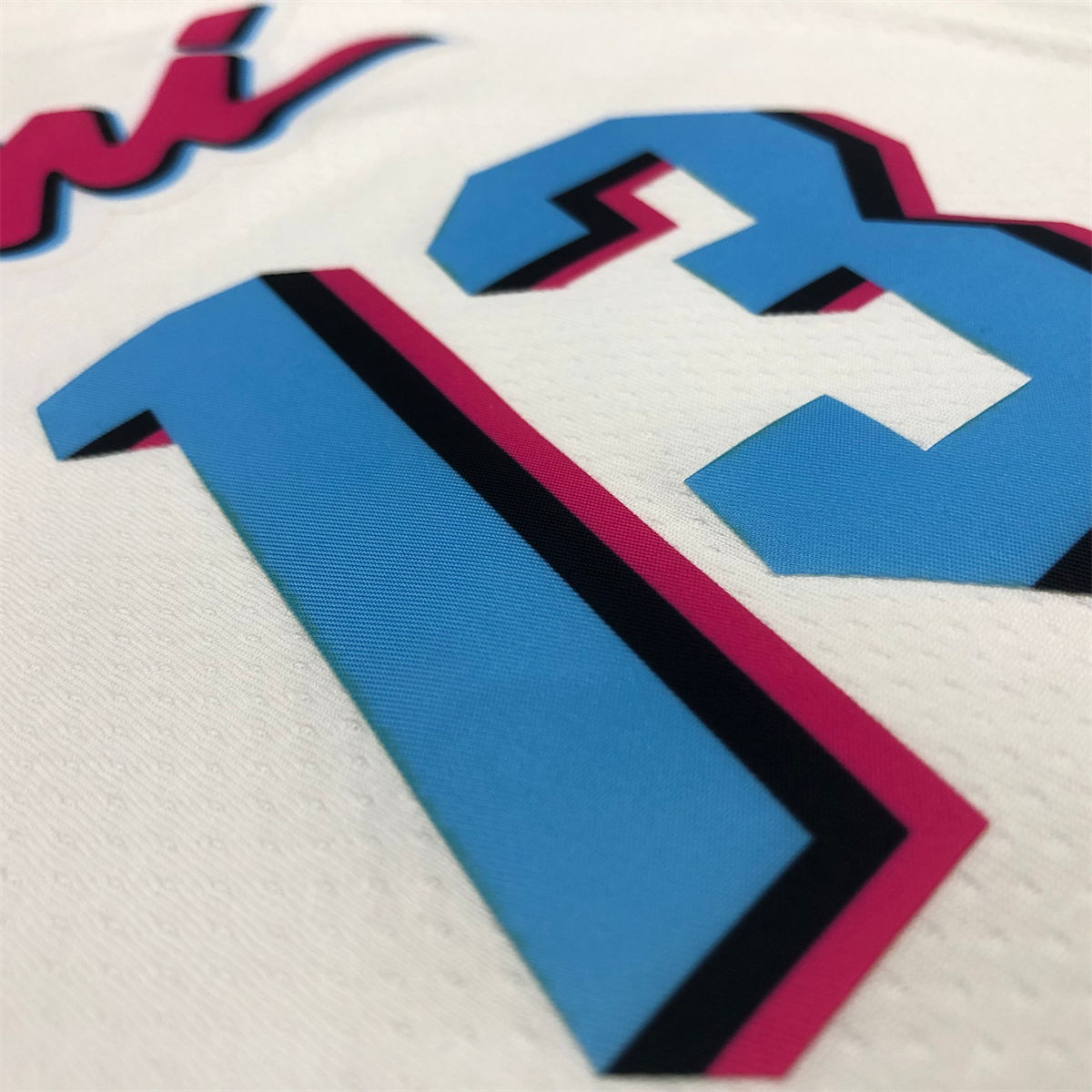 NBA Miami Hearts round neck White Jersey ADEBAYO#13 S-XXL