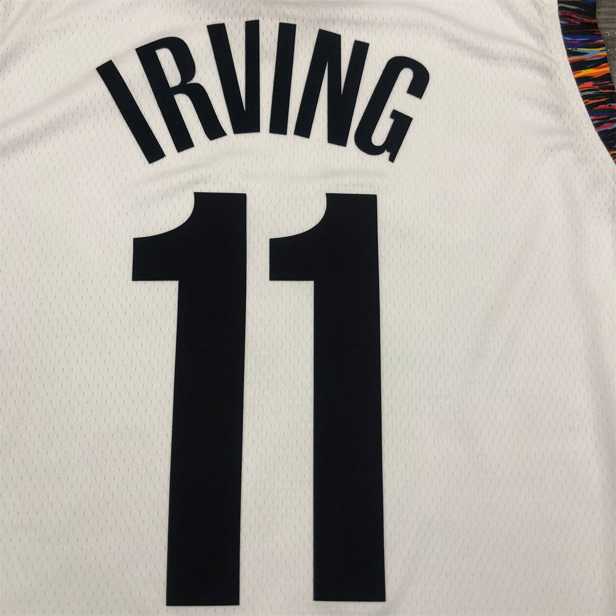 NBA Brooklyn Nets V-Neck White Jersey IRVING#11 S-XXL