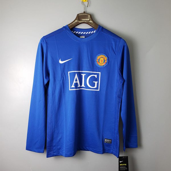 Retro Manchester United 07/08 away long sleeve jersey Fan Version