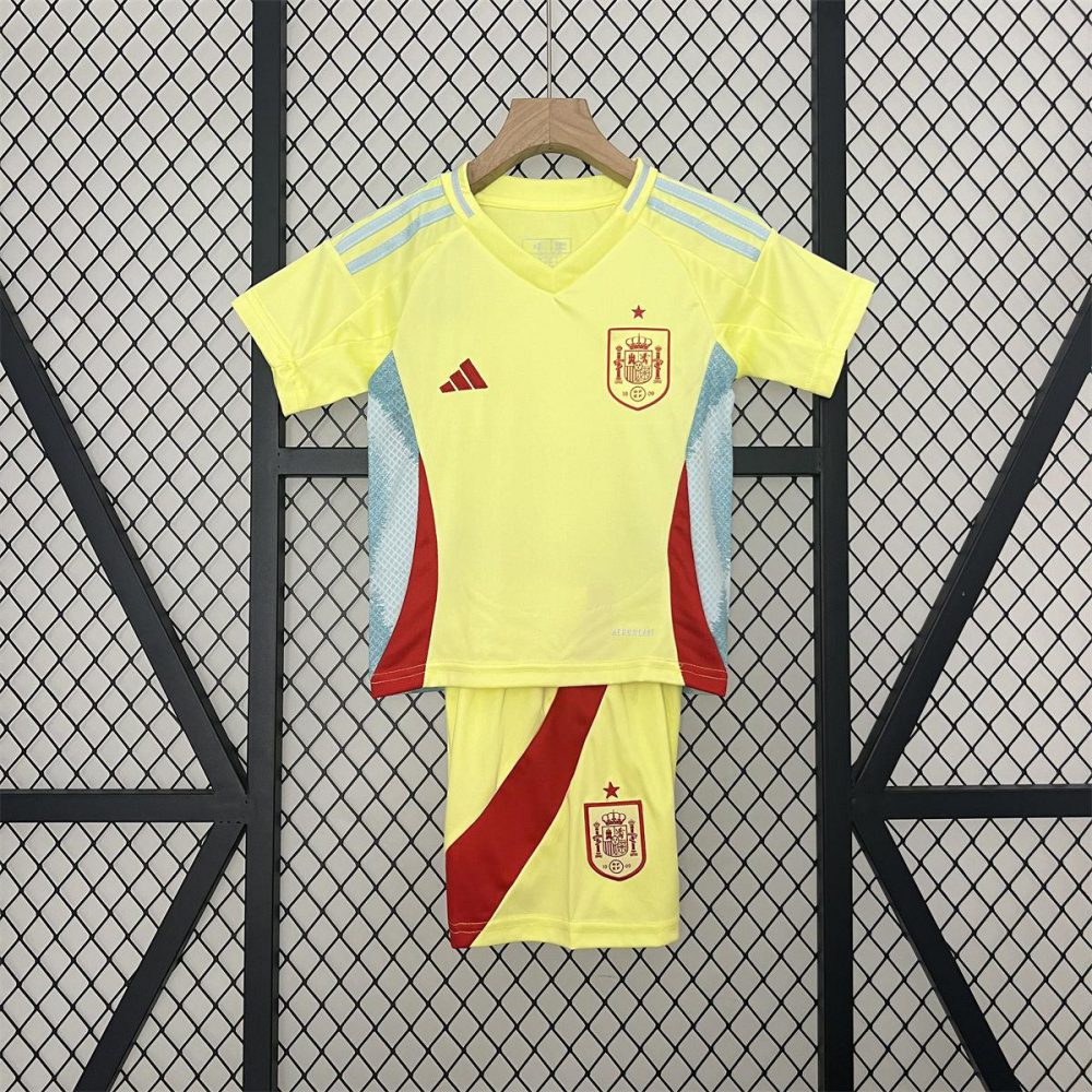 24/25 Spain Euro Away jersey Kid Kits Size 16-28