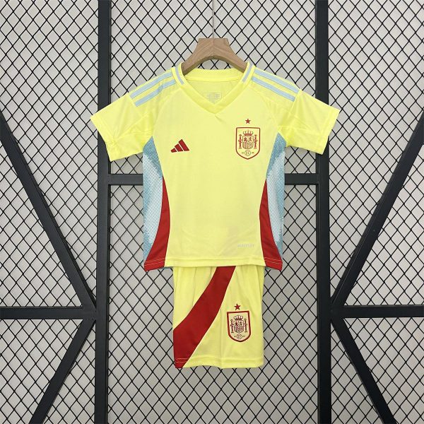 24/25 Spain Euro Away jersey Kid Kits Size 16-28