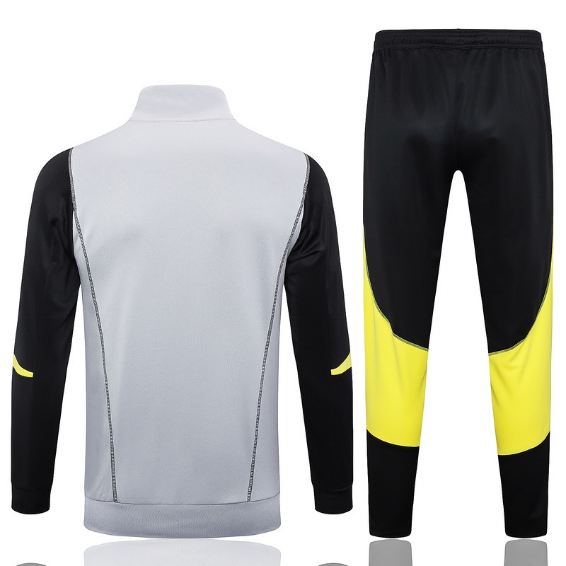2024 Flamengo Gray Jacket Training Suit Set Football Team Shirt Sports Fashion