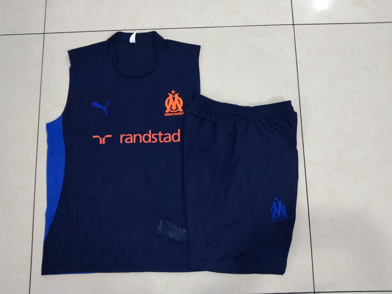 24/25 Marseilles Royal blue Training Set Shirt and Shorts