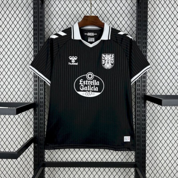 2025/26 Celta 100th Anniversary Black Jersey Fan Version