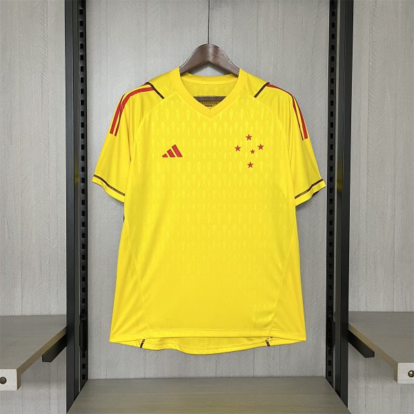 2024/25 Cruzeiro Goalkeeper Yellow jersey Fan Version