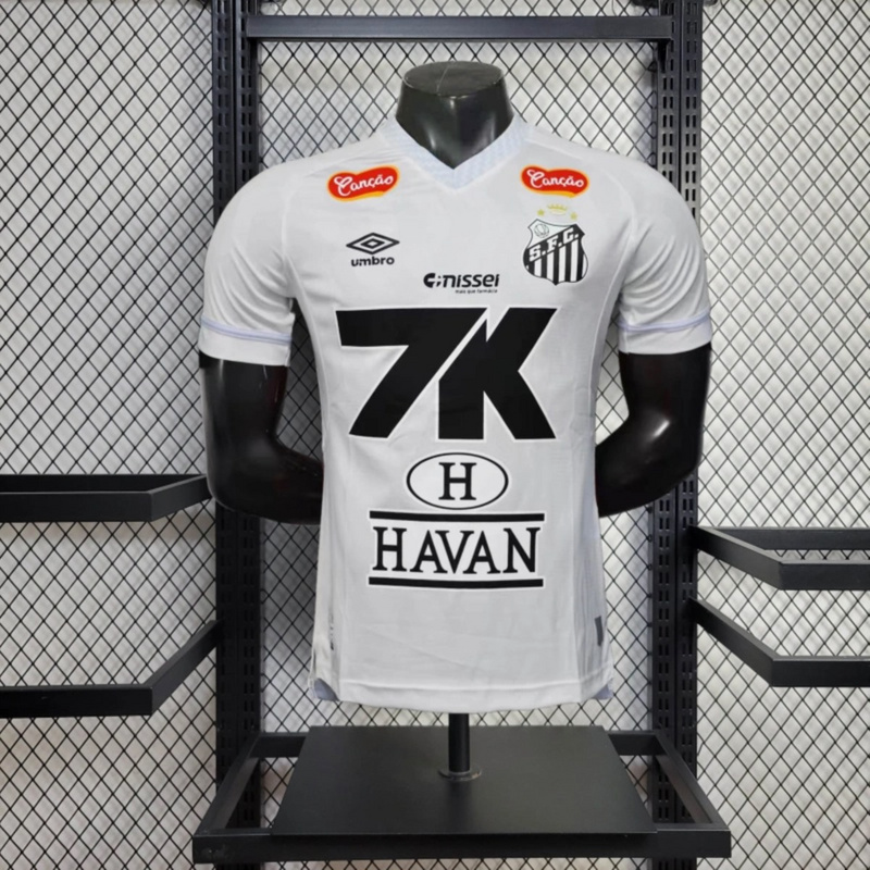 2024/25 Santos Home Jersey With Sponsors jersey Player Version