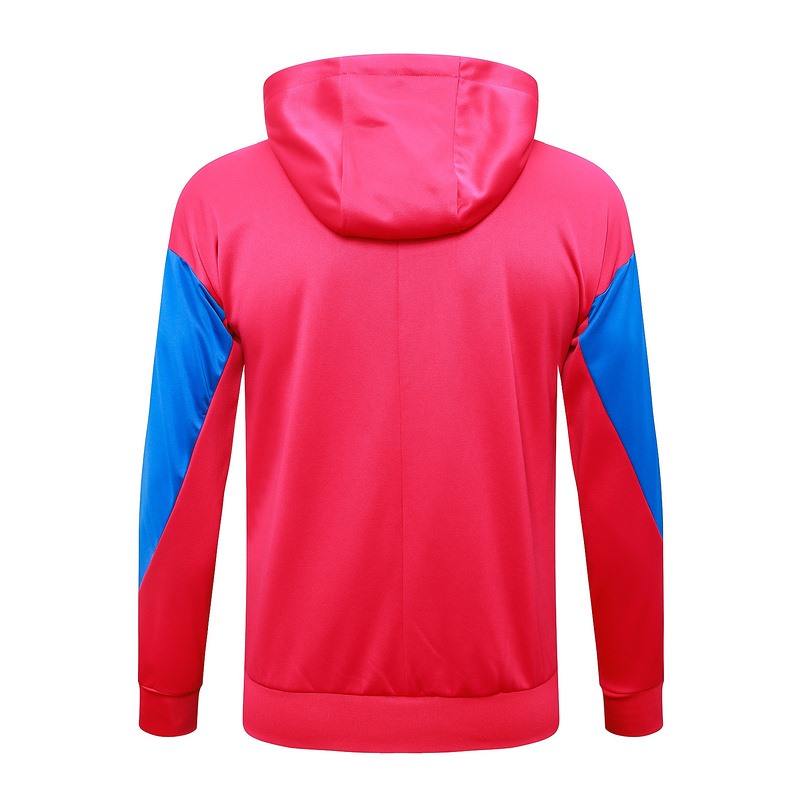 2024 Barcelona Red Hoodie Jacket Kit Set Football Team Shirt Sports Fashion