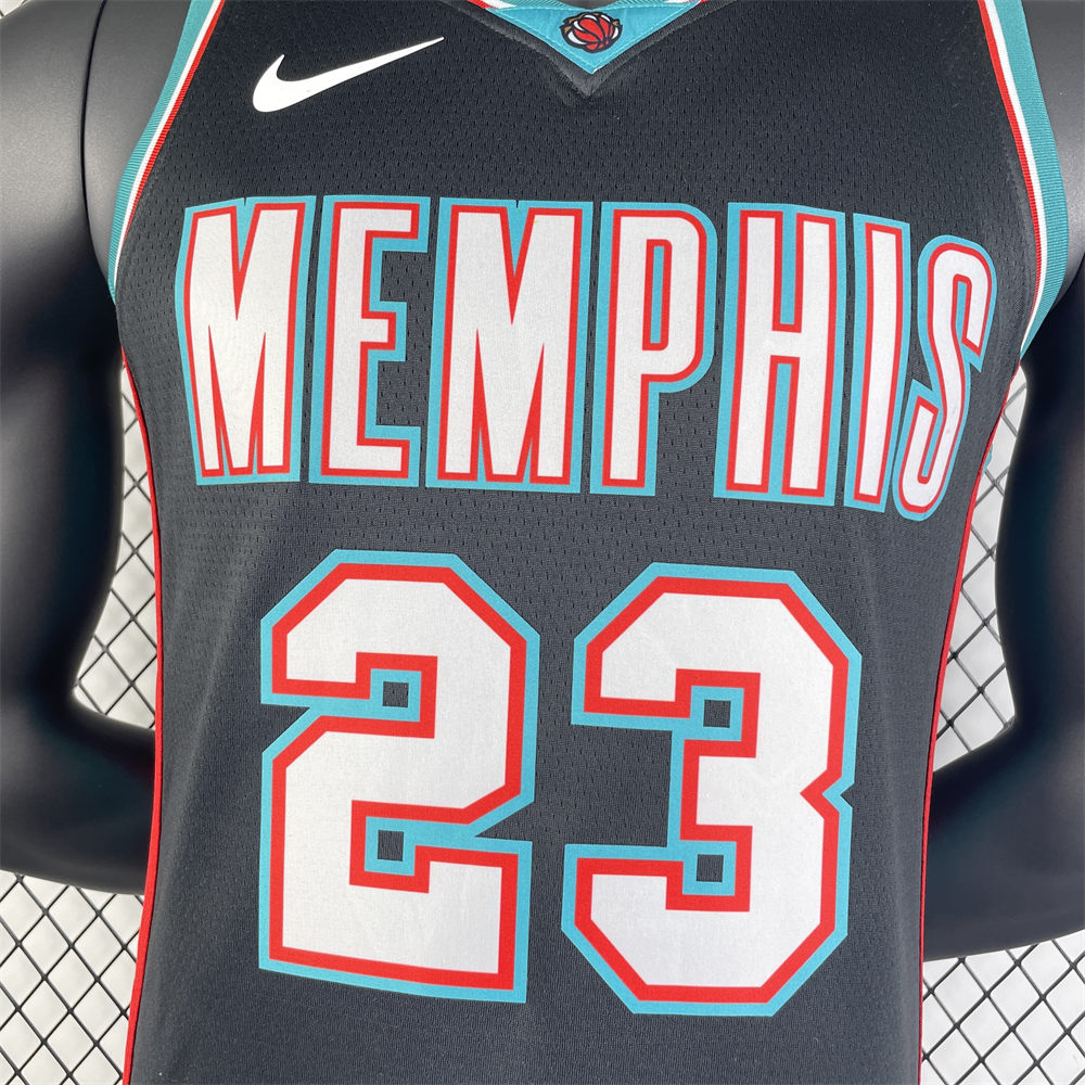 NBA Memphis Grizzies V-neck Black Jersey ROSE#23 S-XXL