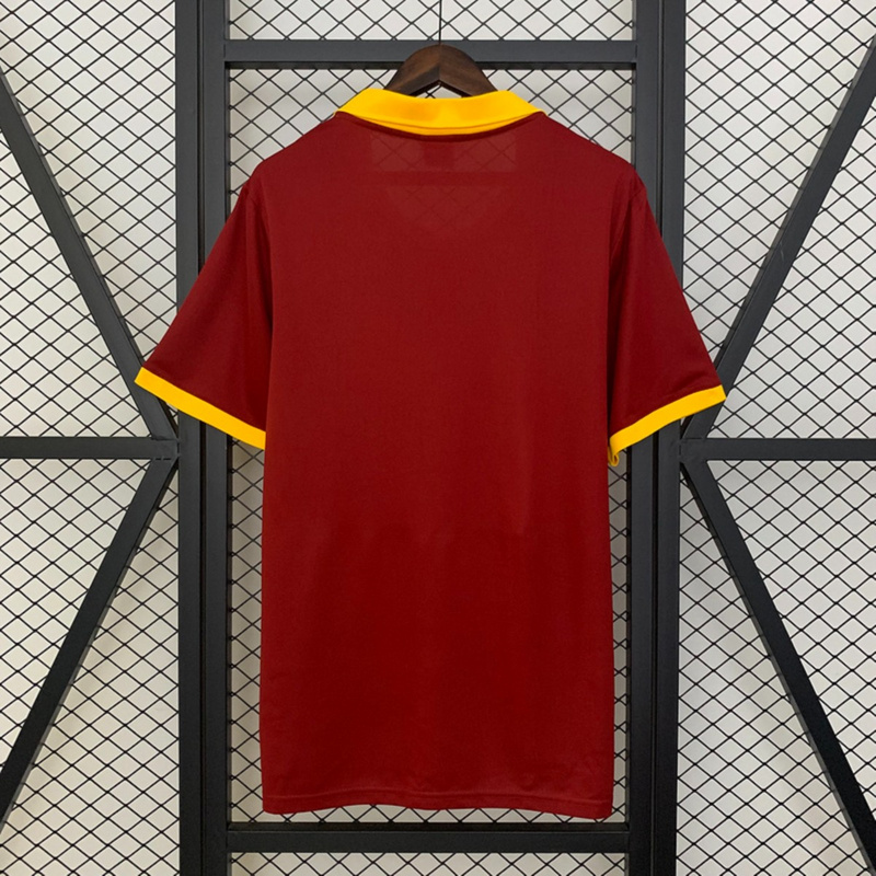 Retro 89/90 Roma Home jersey Fan Version