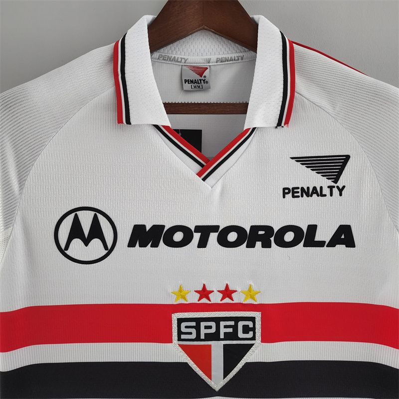 Retro 1999 sao paulo home jersey Fan Version