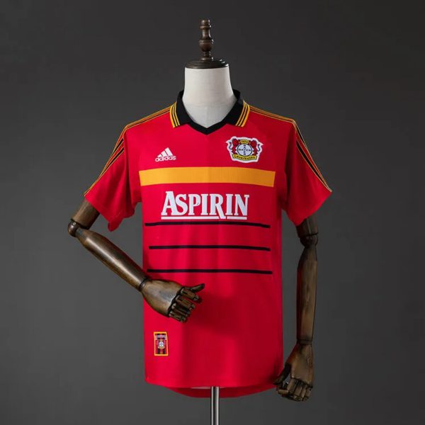 Retro Leverkusen 1998/2000 Home Jersey Fan Version