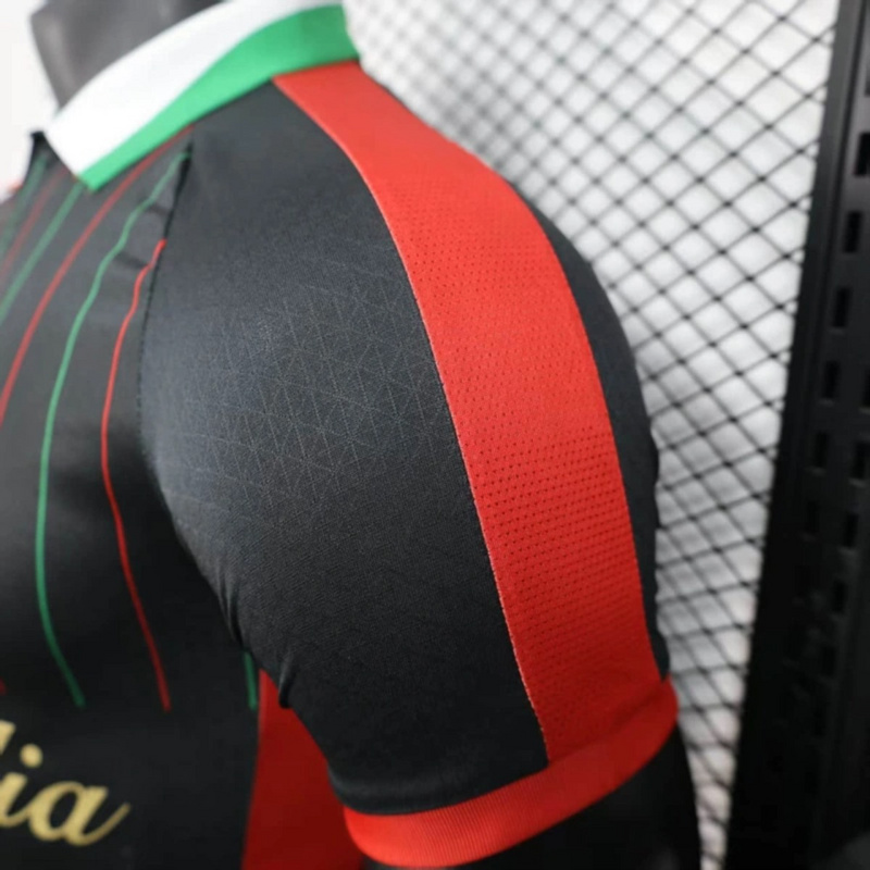 2025/26 Palestine Special Edition Black jersey Player Version