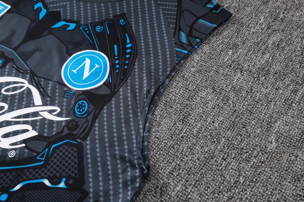 2026 Naples Charcoal gray Training Set Shirt and Shorts