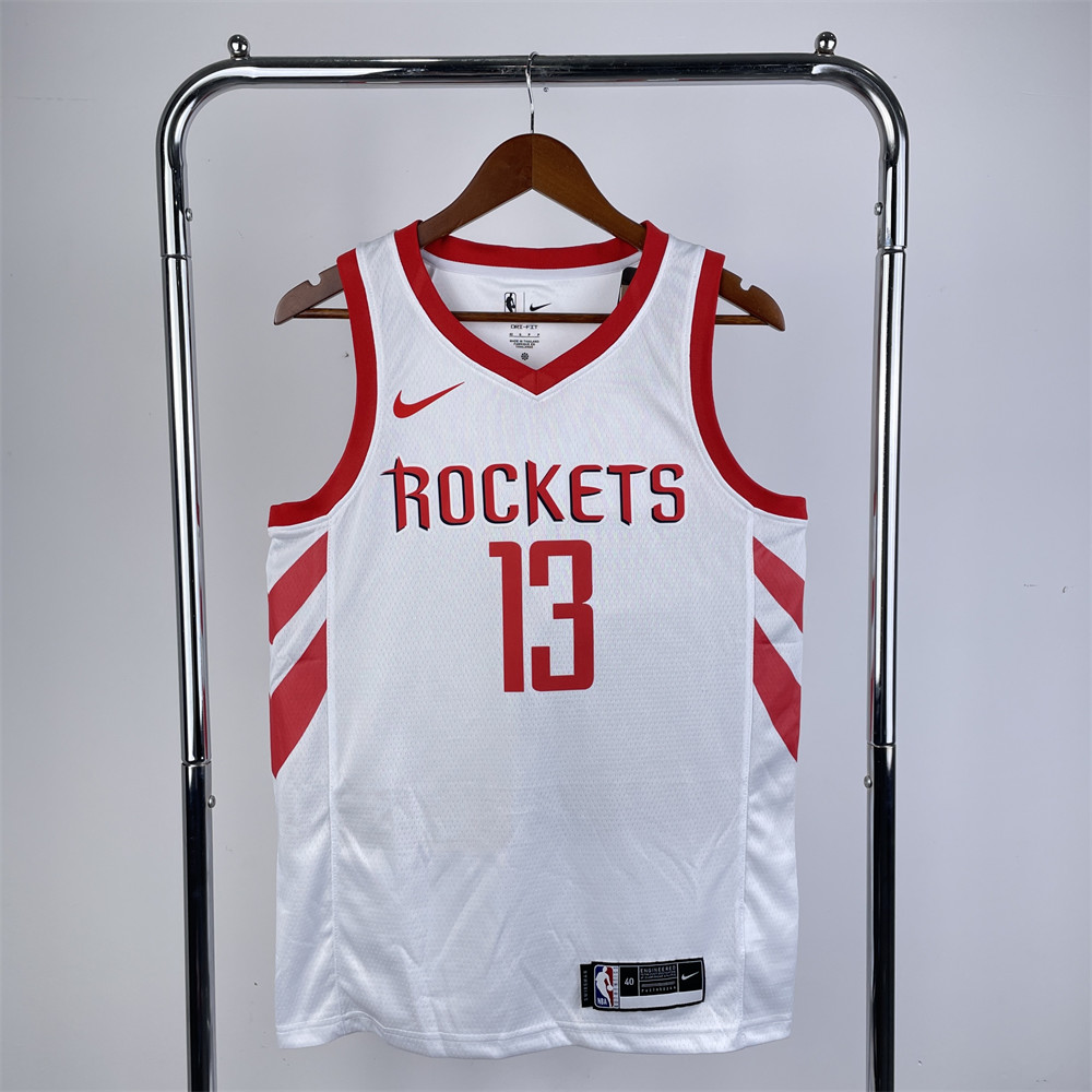 NBA Houston Rockets HARDEN#13 2018/19 White Association Edition Swingman Jersey S-XXL