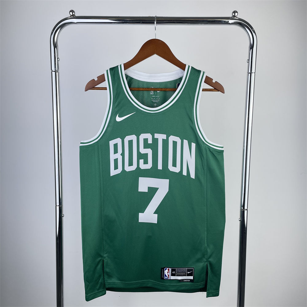 NBA Boston Celtics Jayson BROWN#7 2022/23 Kelly Green Icon Edition Swingman Jersey S-XXL