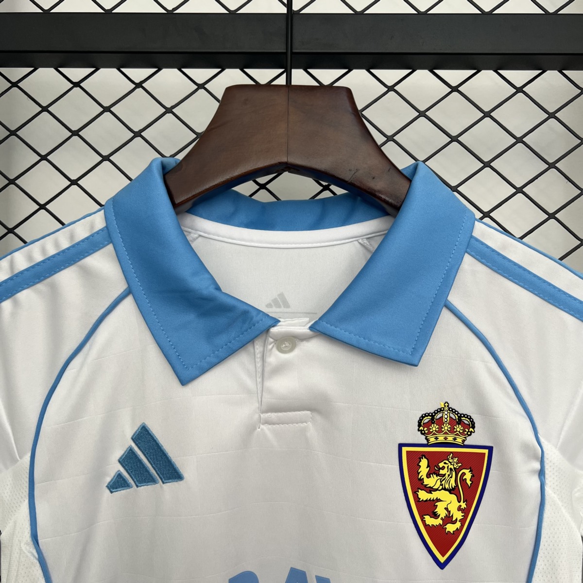 2025/26 Real Zaragoza Home jersey Kid Kits Size 16-28