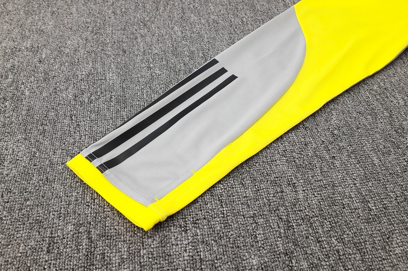 24/25 Flamengo Yellow Long-sleeved half-pull training kit Football team kit