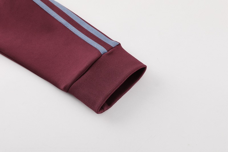 2024 Adidas maroon Jacket Training Suit Set Football Team Shirt Sports Fashion
