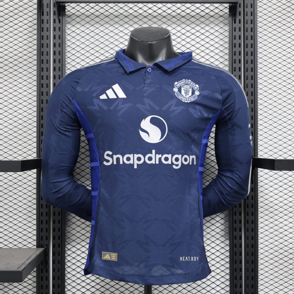 24/25 Manchester United Away Jersey Long Sleeves Player Version
