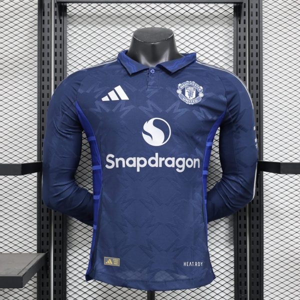 24/25 Manchester United Away Jersey Long Sleeves Player Version