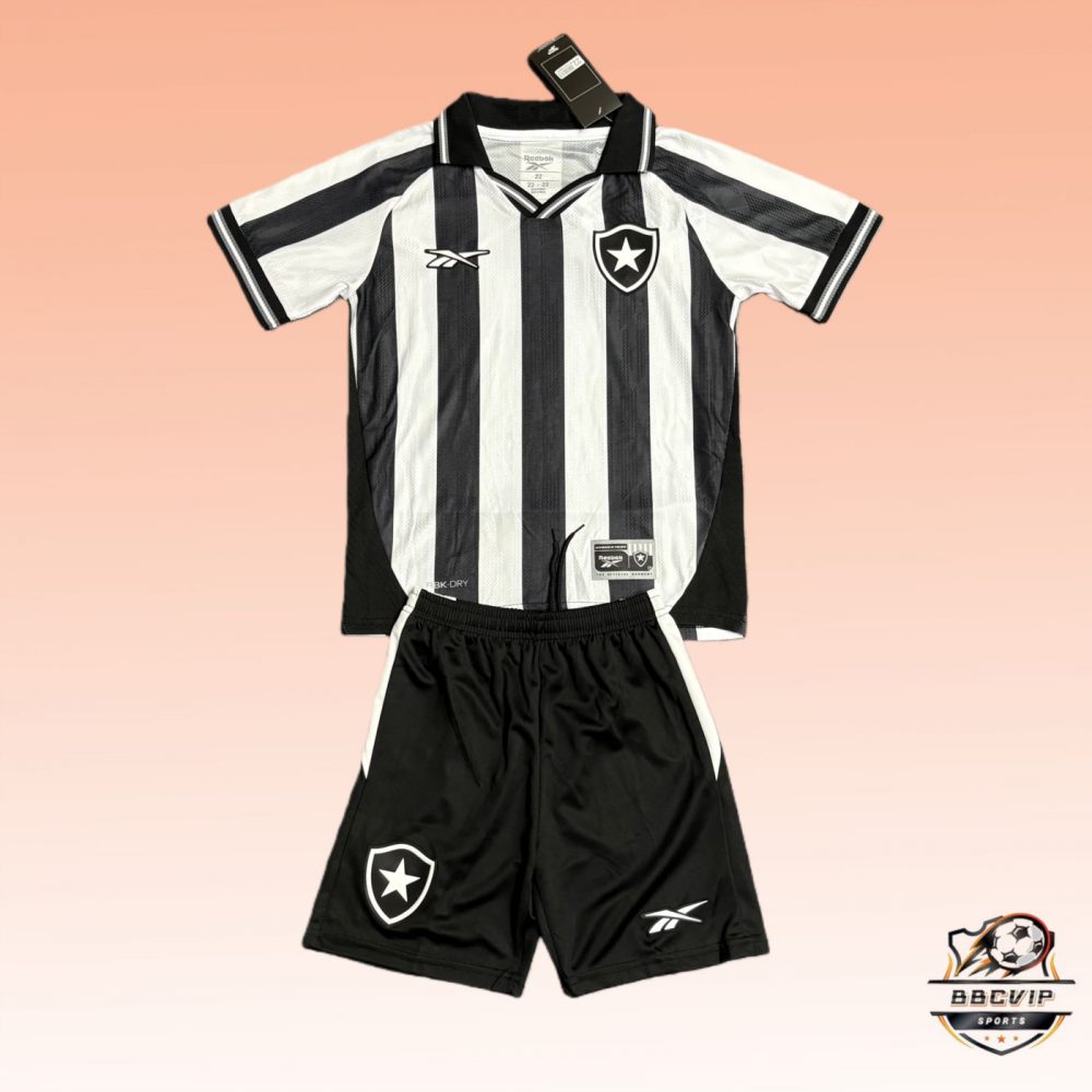 2025/26 Botafogo Home Kid Kits Size 16-28
