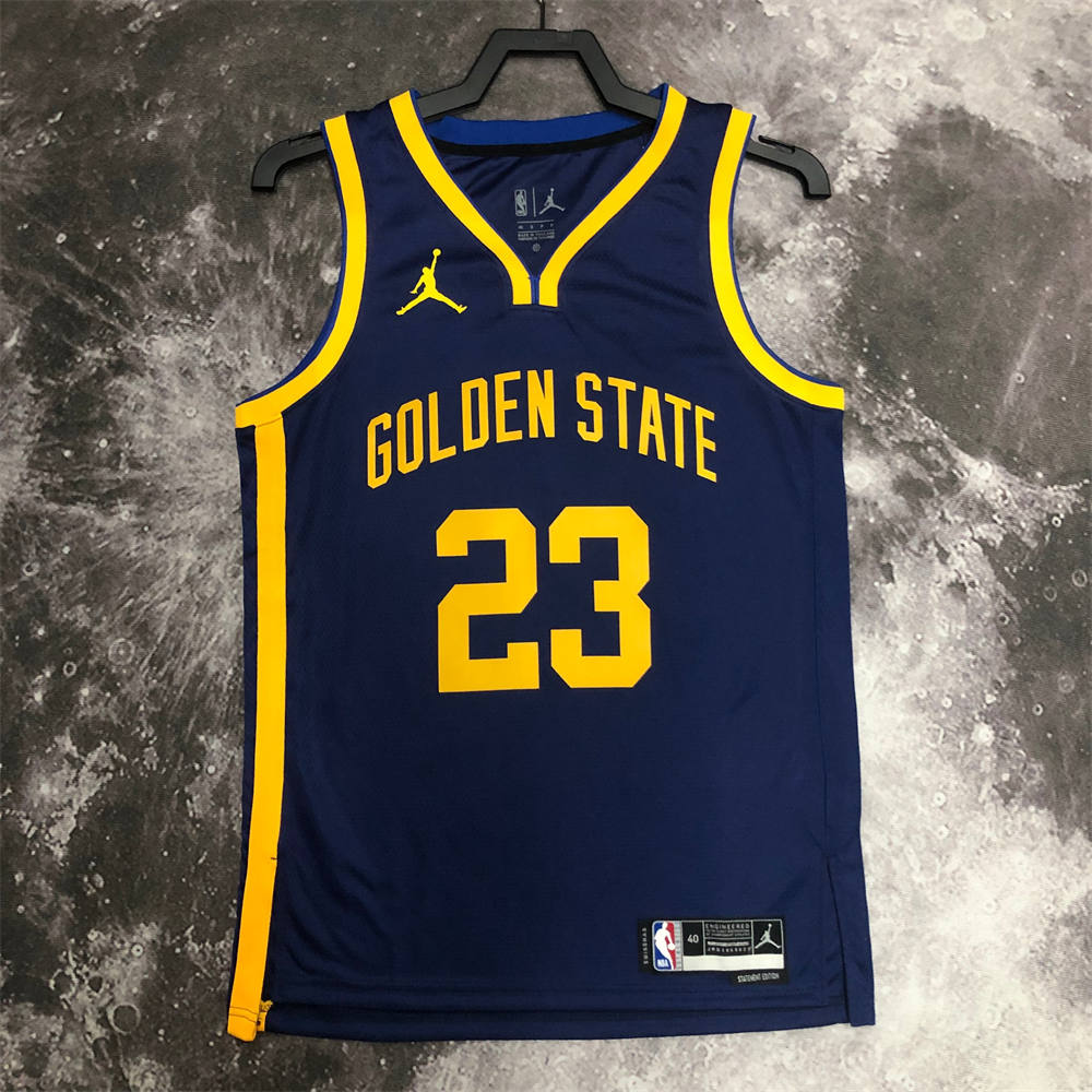 NBA Golden State Warriors V-Neck JORDAN Edition Jersey GREEN#23 S-XXL