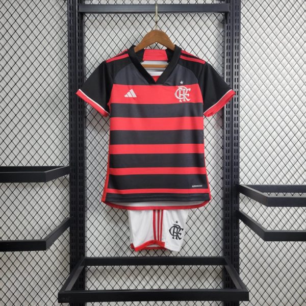 24/25 kids kits flamengo Home jersey size: 16-28