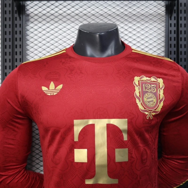 25/26 Bayern Munich 125th Anniversary Edition jersey Long Sleeve Jersey Player Version