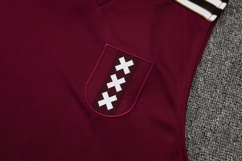 2025/26 Ajax maroon Training Set Shirt and Shorts
