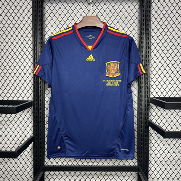 Retro Spain 2010 Away jersey Fan Version